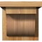 Ekena Millwork Del Monte Rough Sawn Corbel w/Backplate, Western Red Cedar, 8"W x 8"D x 8"H COR08X08X08DEL01RWR - alternate 4